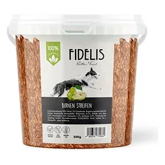 FIDELIS *Veggie juostelės su kriauše, skanėstai šunims (500 g kibiras)