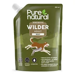 Purenatural kaulų sultinys šunims su jautiena, 350 ml