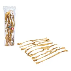 Beeztees skanėstai šunims jautienos galvos oda, ekonominė pakuotė, Matmenys: 70-80 cm — 3 nuotrauka