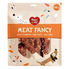 HAP skanėstas šunims, triušių kojos su ryžiais, 500 g
