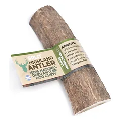 Perpjautas elnio ragas šunims – Split Highland Antler – L dydis 81-120 g — 3 nuotrauka