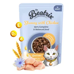 Beatrix Adult Cat su vištiena 85 g konservai katėms