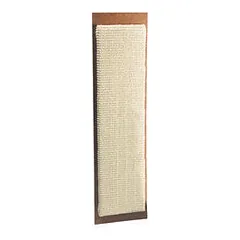 Record Sisal Cat Scratching Board with Wooden Base and Catnip L 70 x 17 cm
