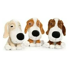 Stuffed dog toy LAZY 20cm, assorted