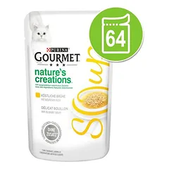 Gourmet Megapack Soup, drėgnas maistas katėms 64 x 40 g