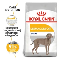 ROYAL CANIN Maxi Dermacomfort 12 kg sausas ėdalas suaugusiems didelių veislių šunims, kurių oda jautri ir linkusi dirginti