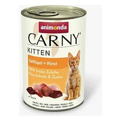 Animonda Carny Cat Kitten paukštiena, jautiena 400 g