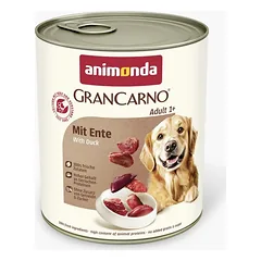 Animonda GranCarno Adult Duck: konservai suaugusiems šunims su šviežia antiena, 800 g