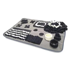 Duvo+ Snackmatte Deluxe grau/schwarz für Katzen