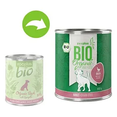 Purizon zooplus Bio Adult su antiena ir saldžiosiomis bulvėmis, drėgnas maistas šunims, > 500 g — 5 nuotrauka
