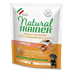 Natural Trainer ADULT DOG SENSITIVE NO GLUTEN MINI SALMON (lašiša) 800g