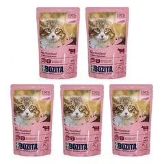 BOZITA Padažų gabalėliai su jautiena (paketėlis) 5x85g