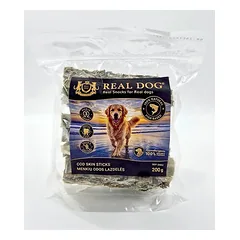 Real Dog Snacks Cod Skin Sticks 200 g — 4 nuotrauka