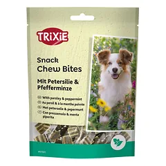 Trixie Chew Bites skanėstai šunims su petražolėmis ir pipirmėtėmis, skirti gerinti burnos kvapą, 150 g