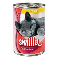 Smilla jautienos puodeliai, drėgnas maistas katėms, ekonominė pakuotė 24 x 400 g — 3 nuotrauka