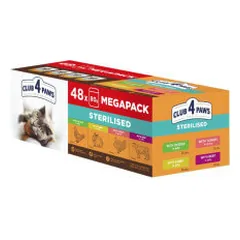 Club 4 Paws Premium Sterilized konservų rinkinys katėms - Vet1
