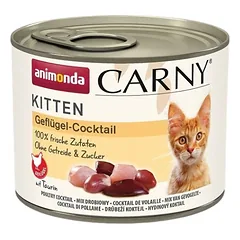 ANIMONDA Carny Kitten Paukštienos kokteilis 6x200 g