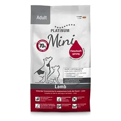 Platinum Adult Mini sausas pašaras mažų veislių šunims su ėriena 900g