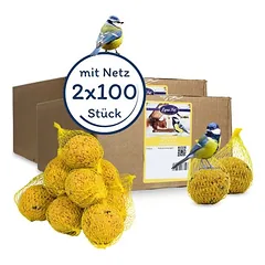 Lyra Pet® Basic zylių kamuoliukai su tinkleliu po 90 g, 100 vnt. — 2 nuotrauka