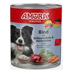 AMORA Dog Sensitive 6 x 800 g drėgnas maistas šunims — 4 nuotrauka