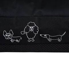 zooplus Exclusive pagalvė šunims Silhouette, juoda, Vidutiniams 11–25 kg — 3 nuotrauka