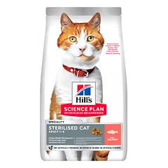 HILL'S SP Sterilised Cat Adult with Salmon sausas maistas katėms su lašiša 3 kg