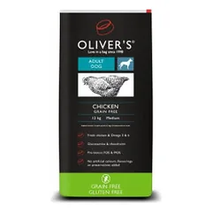 Oliver's Chicken Grain Free Small sausas pašaras su vištiena šunims photo