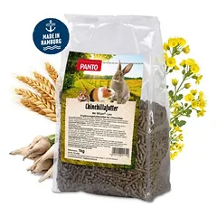 PANTO Chinchillafutter – Pelletfutter mit Luzerne & Omega-3 für Chinchilla
