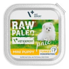 VetExpert Raw Paleo Mini Puppy paštetas su kalakutiena šuniukams