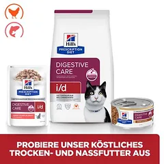Hill's Prescription Diet i/d Digestive Care su lašiša, drėgnas maistas katėms — 2 nuotrauka