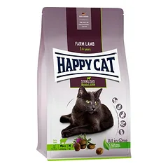 Happy Cat Sterilised Adult mišrus rinkinys, sausas maistas katėms 3 x 10 kg, Voralpen-Rind, Atlantik-Lachs & Weide-Lamm — 4 nuotrauka
