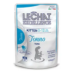 LeChat Excellence Pouch Kitten Chunkies with Tuna 100 g nuotrauka
