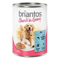 Briantos Chunks in Gravy bandomasis rinkinys, drėgnas maistas šunims — 5 nuotrauka