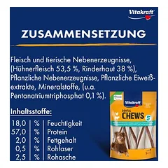 Vitakraft Dental Chews Twister su vištiena M, skanėstai šunims, 125 - 249 g — 3 nuotrauka
