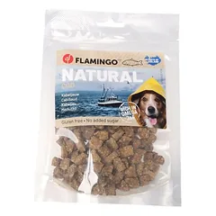 Flamingo Hundesnack Nature Dreiecke mit Kabeljau