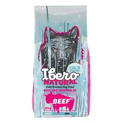Ibero Cold Pressed Mini Beef – šaltai spaustas visavertis pašaras mažų veislių suaugusiems šunims