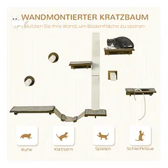 Kačių draskyklė 8 dalių 106cm — 4 nuotrauka
