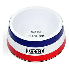Dashi Stripes Red & Blue Dubenėlis - melamino dubenėlis šunims ir katėms