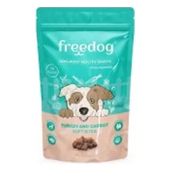 Skanėstas šunims Freedog su kalakutiena ir morkomis, 100 g
