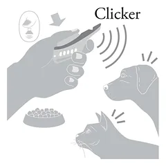 HUNTER CLICKER priemonė šunų dresūrai su virvele „du viename“ — 5 nuotrauka
