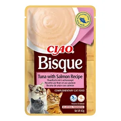 Ciao Bisque sriuba su tunu ir lašiša katėms, 40 g