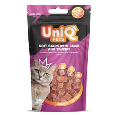 UNIQ PETS cat skanėstas su ėriena ir taurinu 50g