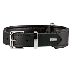 HUNTER Hundehalsband Basic, HUNTER Hundehalsband Basic Größe: S-M, Farbe: braun/schwarz, Halsumfang: 34 - 38 cm, Breite: 2,6 cm — 4 nuotrauka
