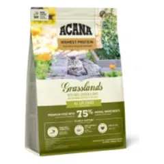 Acana Grasslands Cat sausas pašaras katėms 1,8 kg parduotuvėje akvanamai.lt