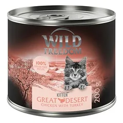 Wild Freedom Kitten drėgnas maistas kačiukams 6 x 200 g — 3 nuotrauka