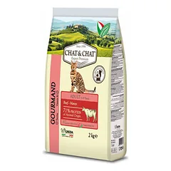 Chat&Chat Cat Expert Premium Adult Gourmand Beef 2 kg