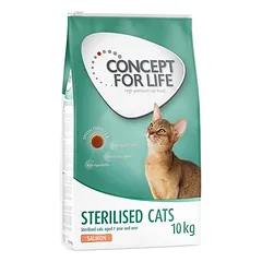 Concept for Life Sterilised Cats su lašiša, sausas maistas katėms, 3 - 4,9 kg — 4 nuotrauka
