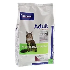 Virbac HPM Adult Neutered and Entire katėms su lašiša 1,5kg