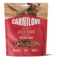 Carnilove Wild Boar With Rosehips be grūdų papildomas maistas šunims su šernienos mėsa ir erškėtuogėmis, 200 g