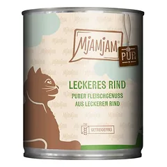MjAMjAM gryna mėsa, drėgnas maistas katėms, ekonominė pakuotė 24 x 800 g — 4 nuotrauka